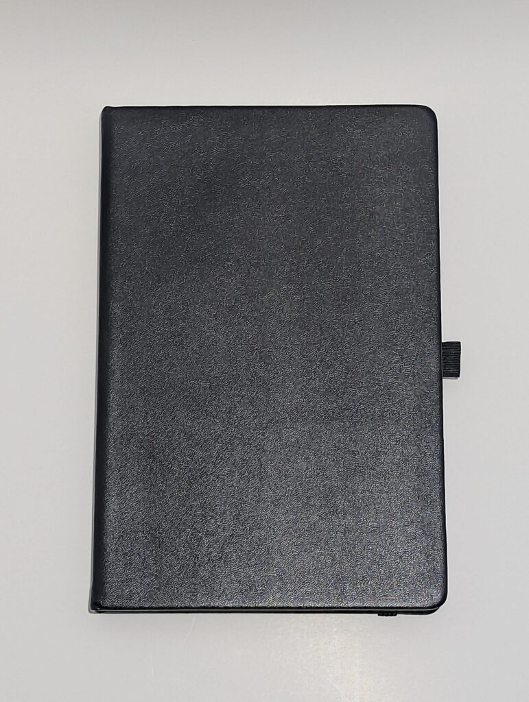 Leather A5 Ruled Notebook